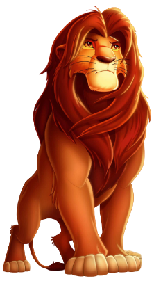 Simba Disney character adult